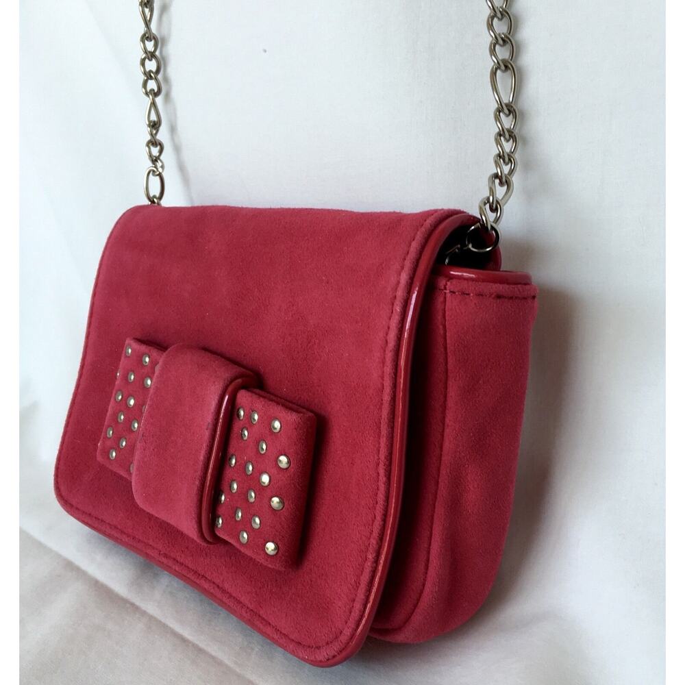 WHBM‎ White House Black Market Women's Pink Bow Purse Party Clutch - Picture 2 of 12